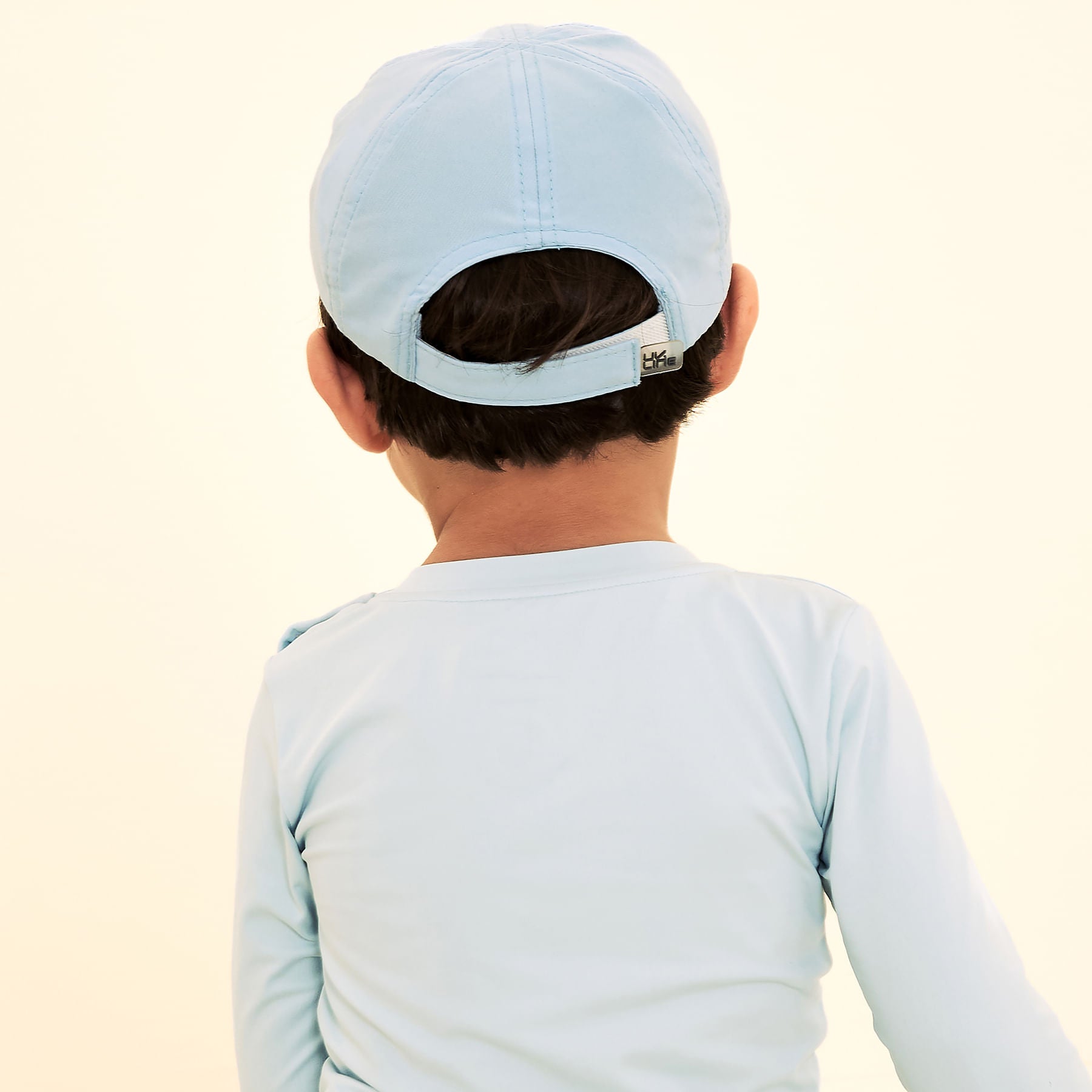 Boné UV Com Proteção Solar Baby Colors Azul Céu