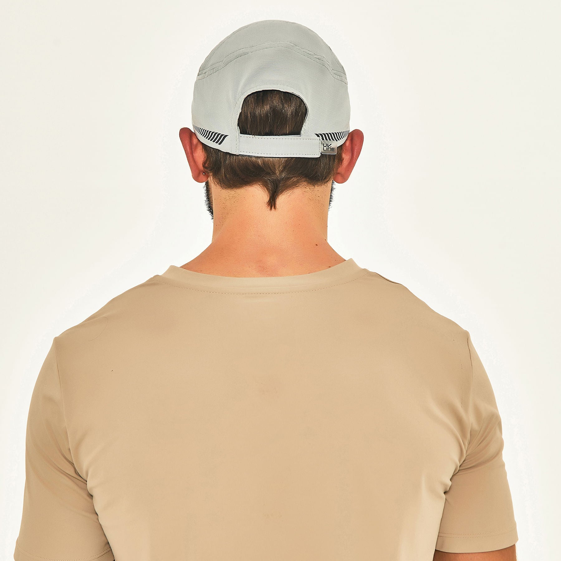 Boné UV Com Proteção Solar New Fit - CINZA/PRETO