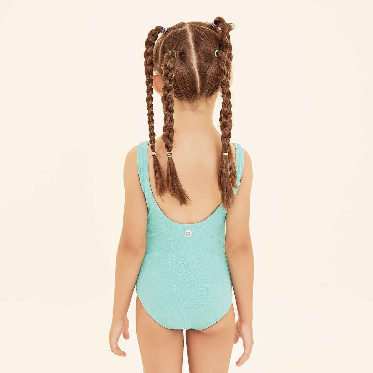 Maiô UV Infantil Com Proteção Solar Swim Textura Color Lagoa