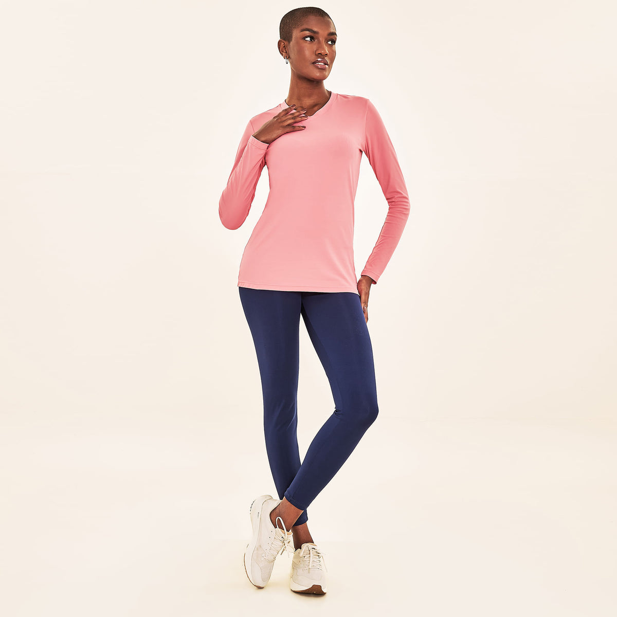 Camisa UV Feminina Com Proteção Solar Sport Fit Ml Morango