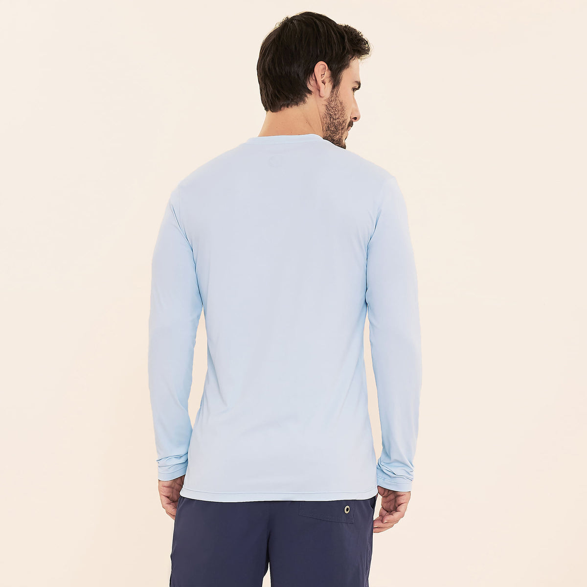 Camisa UV Masculina Com Proteção Solar Sport Fit Ml Azul Céu