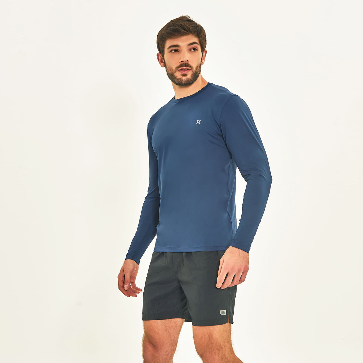 Camisa UV Masculina Com Proteção Solar Uvpro Marinho