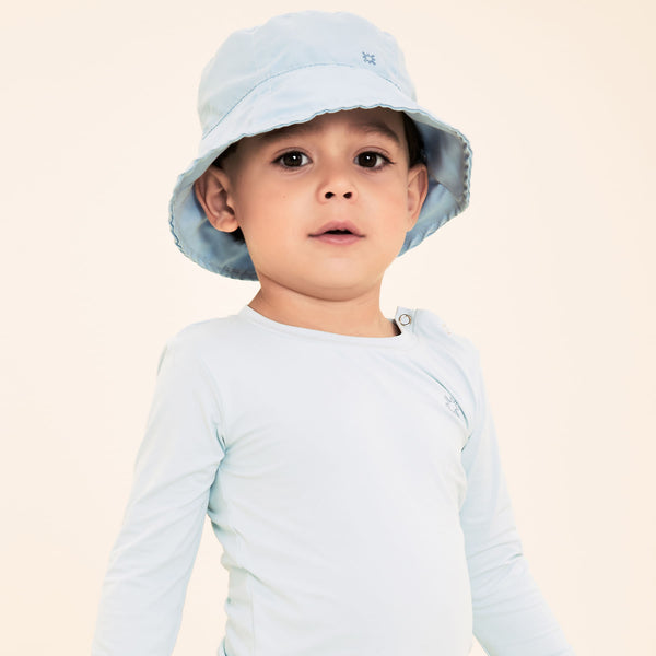 Ch Chapeu Napoli Basic Kids Nac Inf Pink/Branco-AZUL CEU