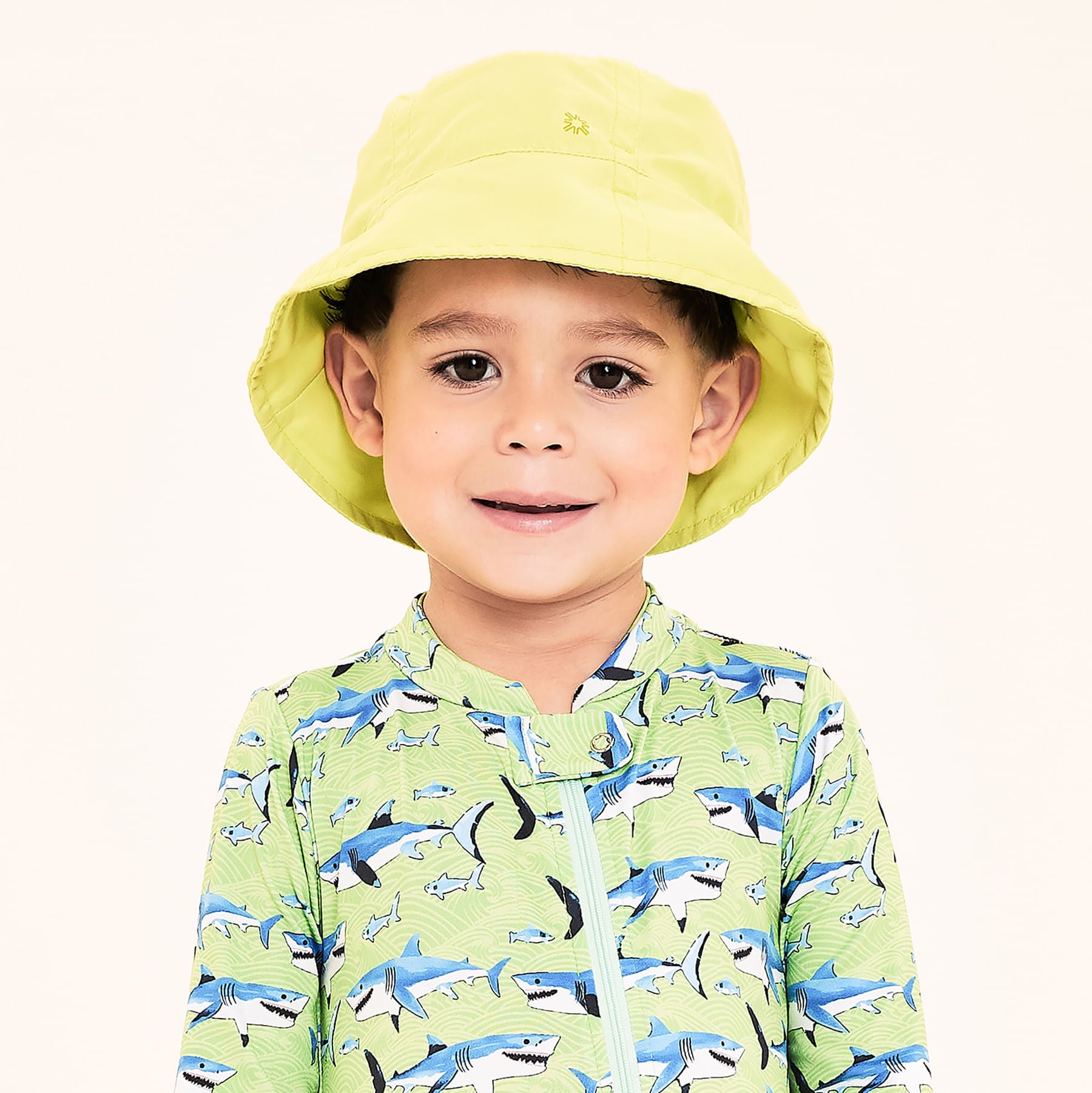 Chapéu UV Bebê Napoli Basic Kids Com Proteção Solar - LIMAO NEON