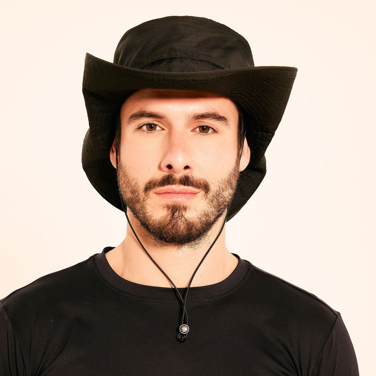 Chapéu Safari Com Proteção Solar - PRETO