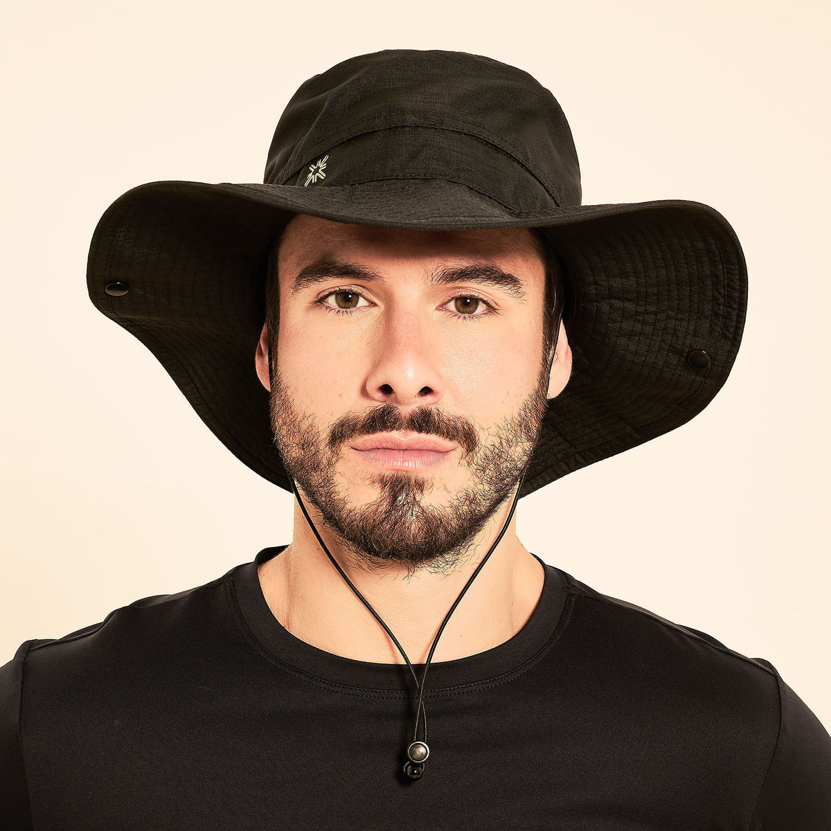 Chapéu Safari Com Proteção Solar - PRETO
