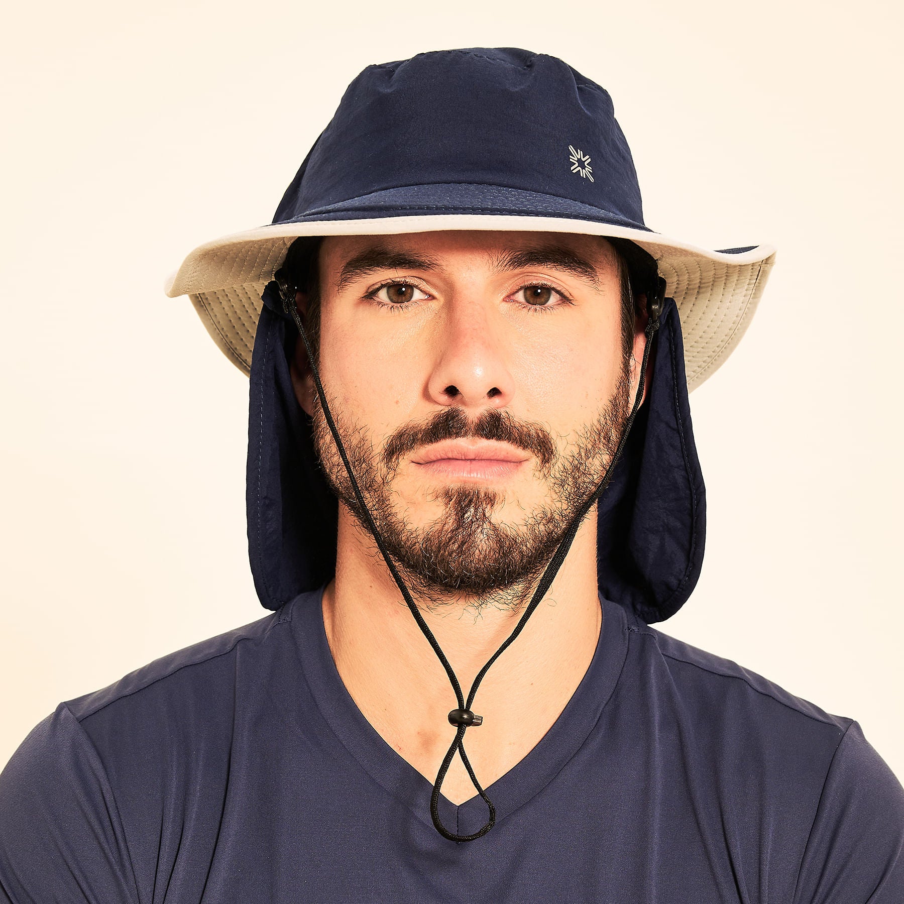 Chapéu UV Com Proteção Solar Kansas - MARINHO/CINZA