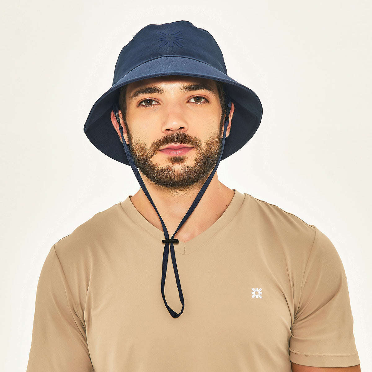Chapéu UV Bucket Com Proteção Solar - MARINHO