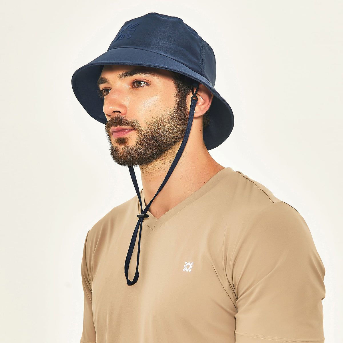 Chapéu UV Bucket Com Proteção Solar - MARINHO