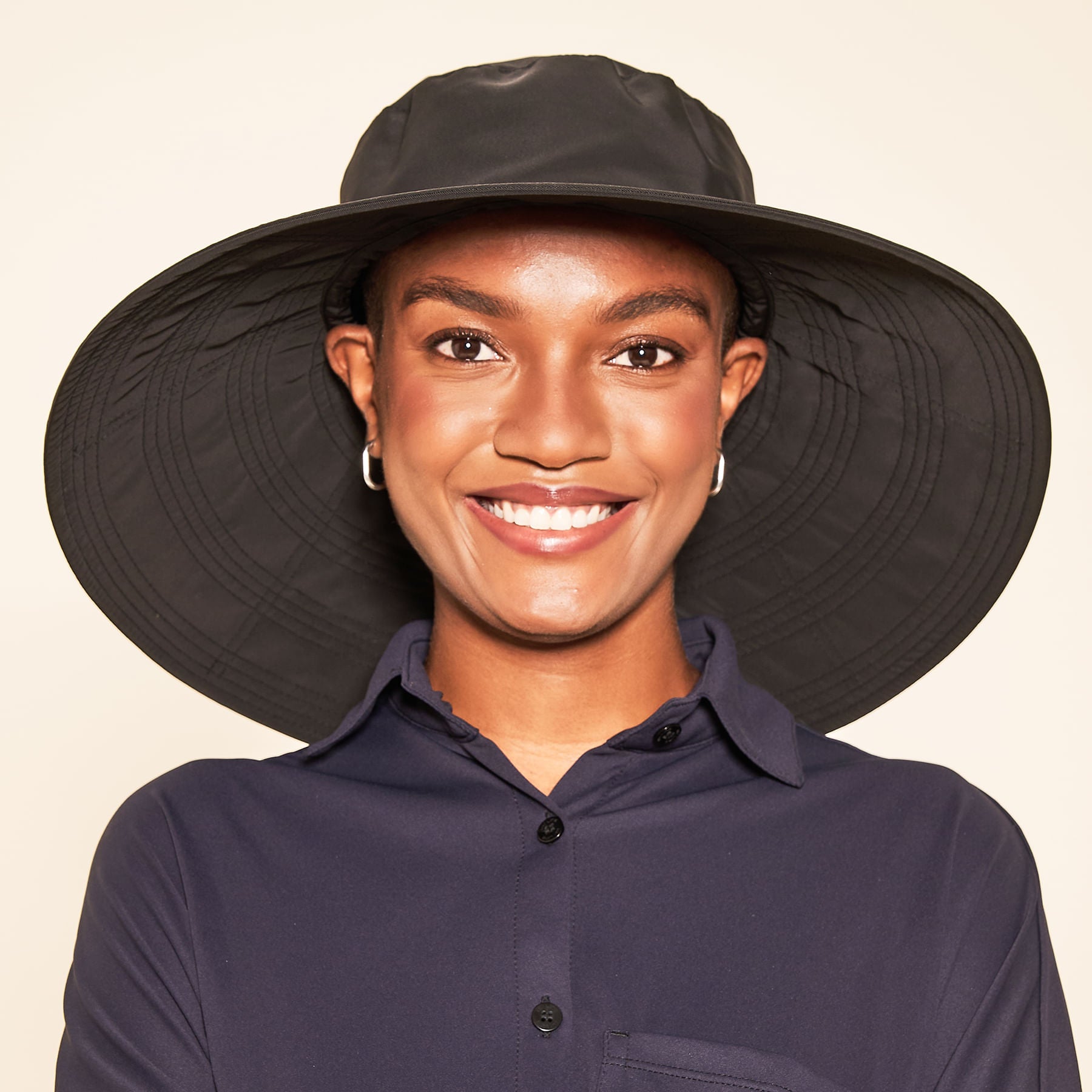 Chapéu UV com Proteção Solar Beverly Hills Preto