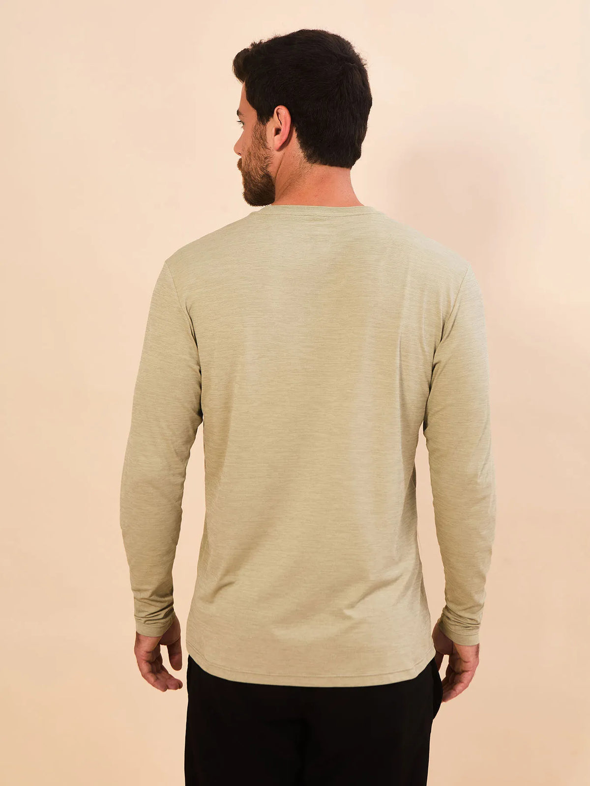 Camisa UV Masculina Com Proteção Solar New Fit Mescla ML - AREIA