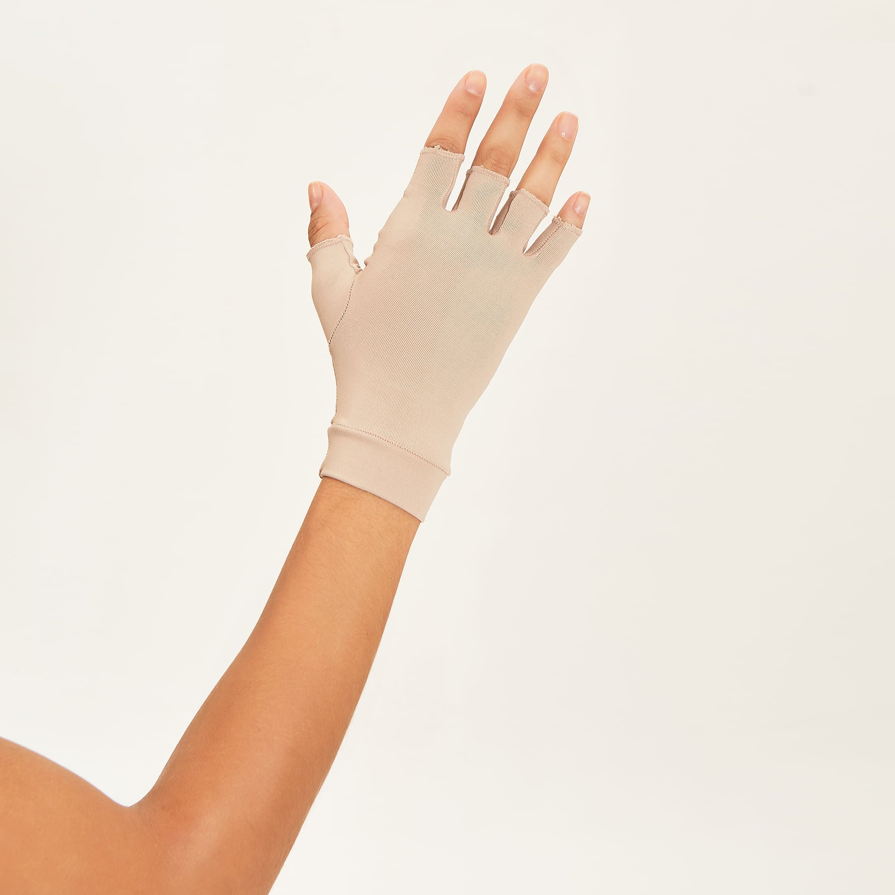 Luva UV Curta Anti-Aging  Com Proteção Solar - CHOCOLATE