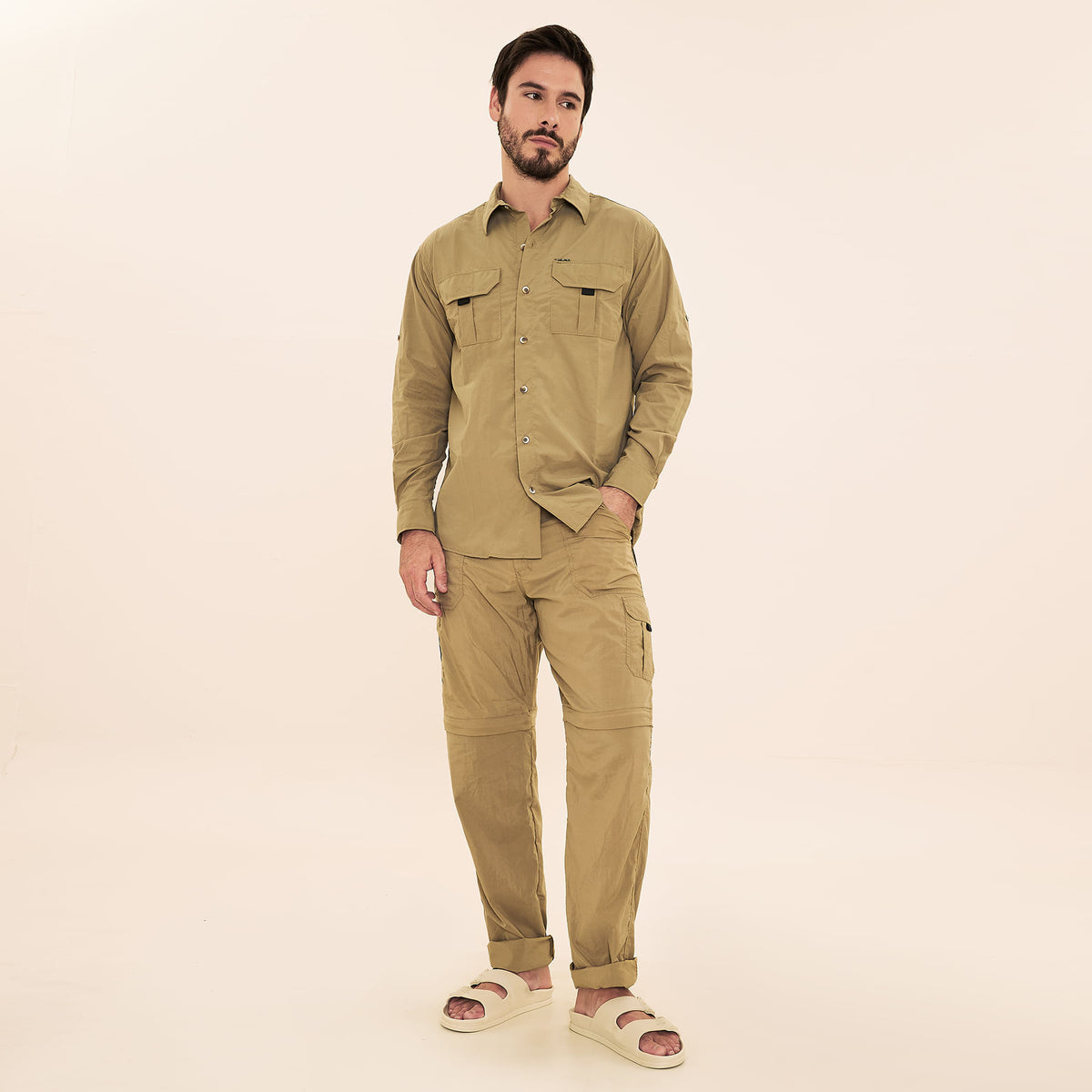 Camisa UV com Proteção Solar Masculina Tenerife - OCRE