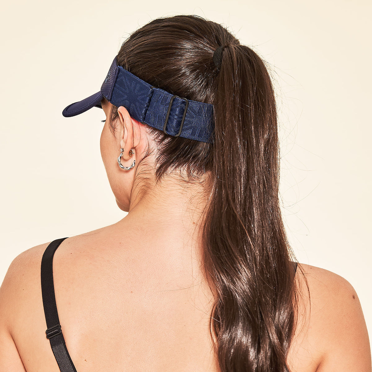 Viseira UV Elastic Com Proteção Solar Marinho