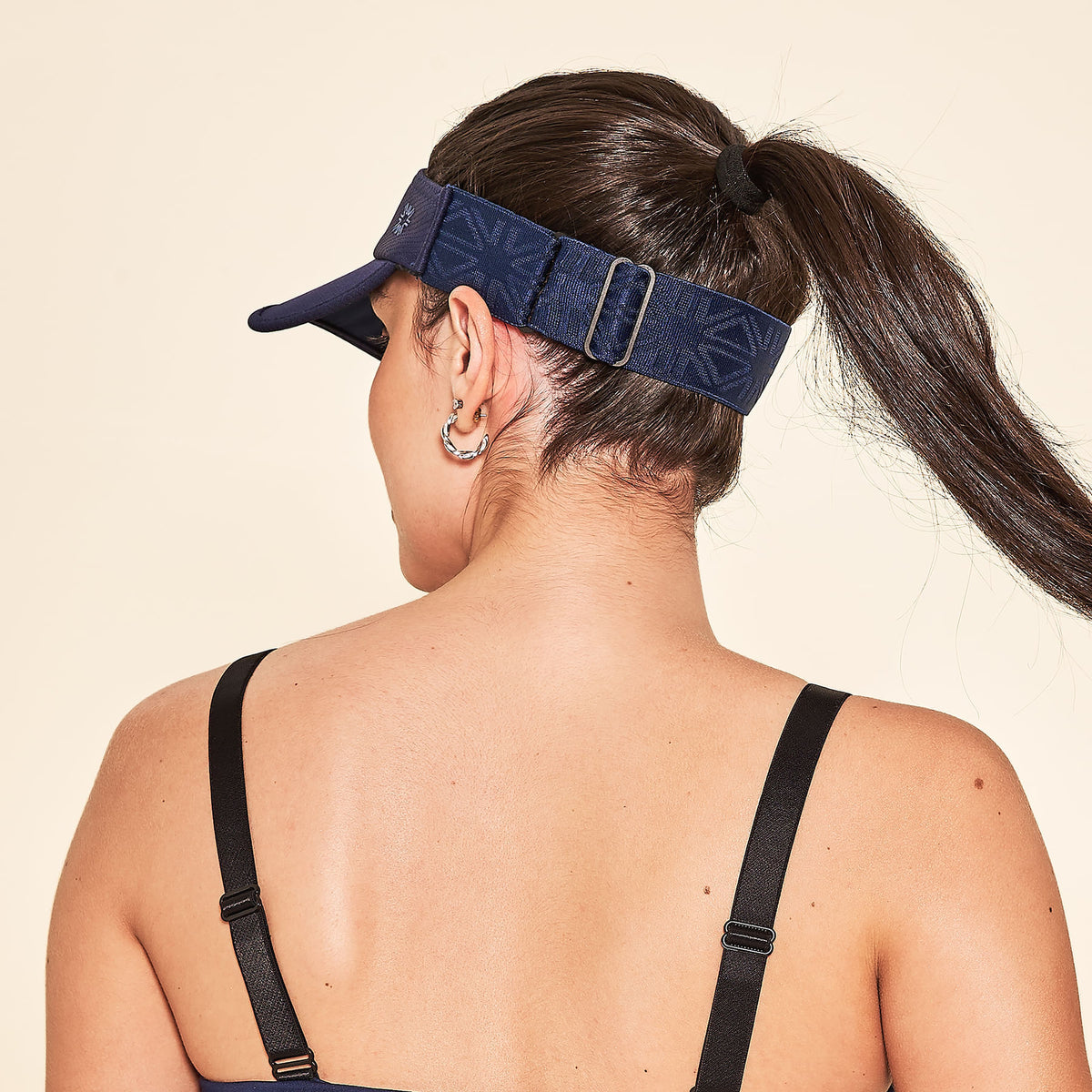 Viseira UV Elastic Com Proteção Solar Marinho