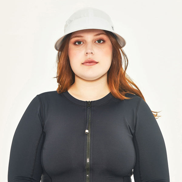 Viseira UV Com Proteção Solar Nice - BRANCO