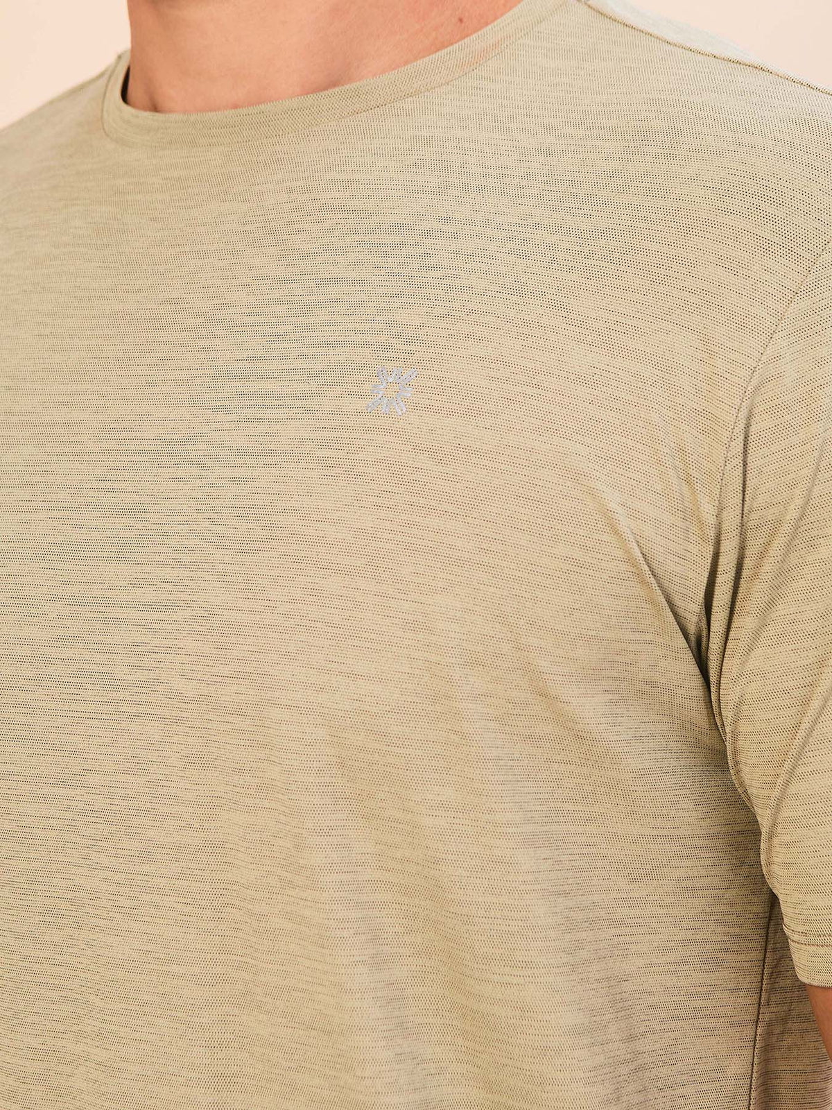 Camisa UV Masculina Com Proteção Solar New Fit Mescla MC - AREIA