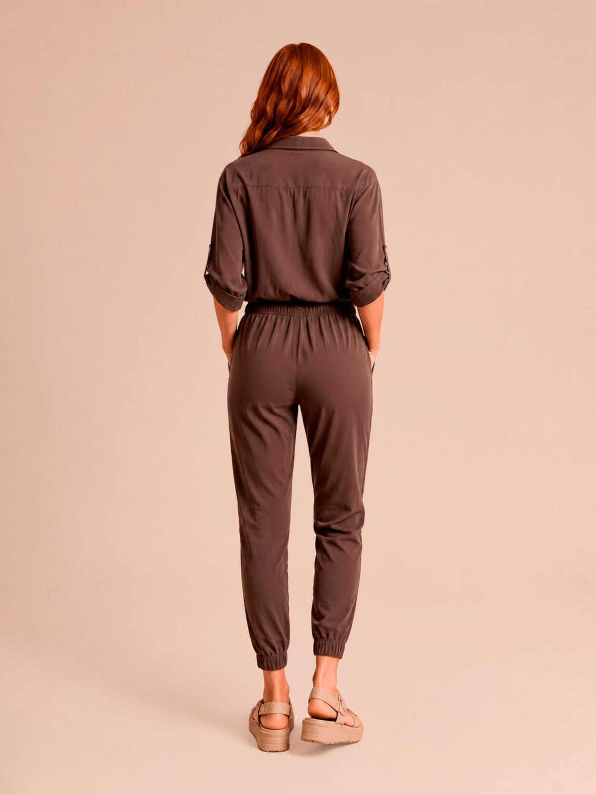 Calça UV Basic Com Proteção Solar - MARROM ESCURO