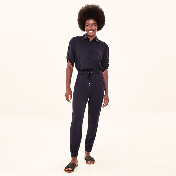 Calça UV Basic Com Proteção Solar Preto