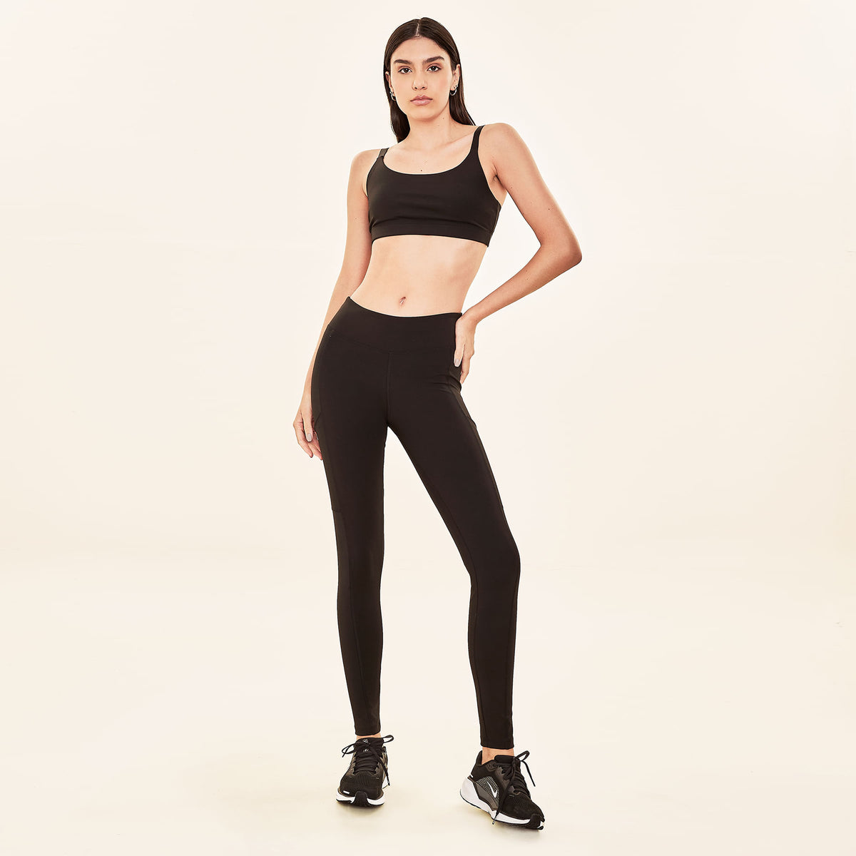 Legging Fit UV com Proteção Solar Aspen - Preto