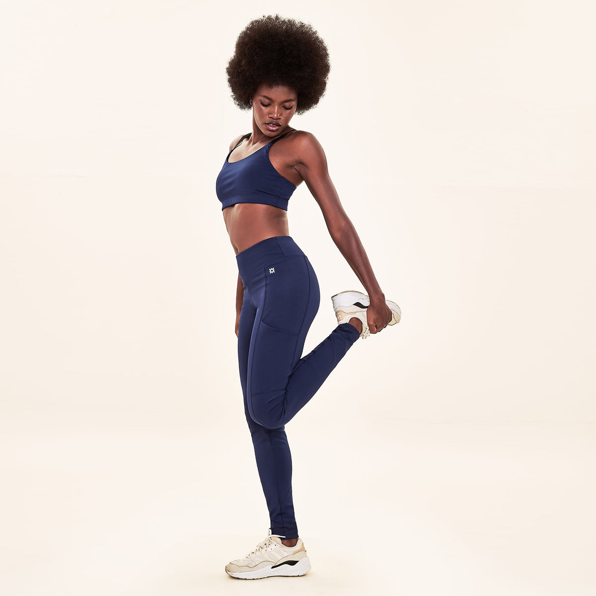 Legging Fit UV com Proteção Solar Aspen - Marinho