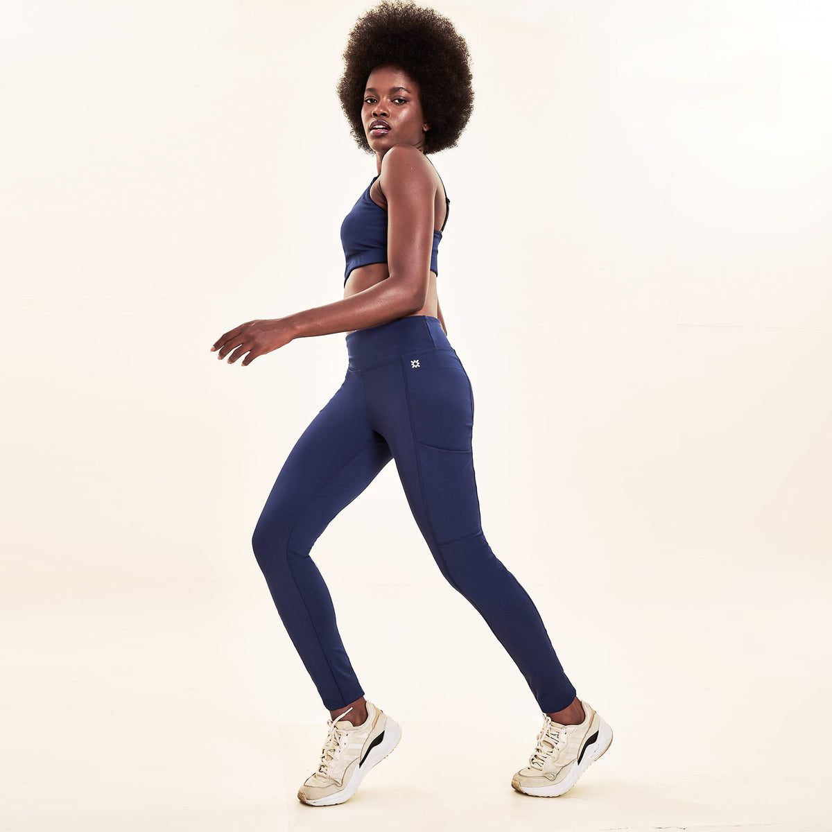 Legging Fit UV com Proteção Solar Aspen - Marinho