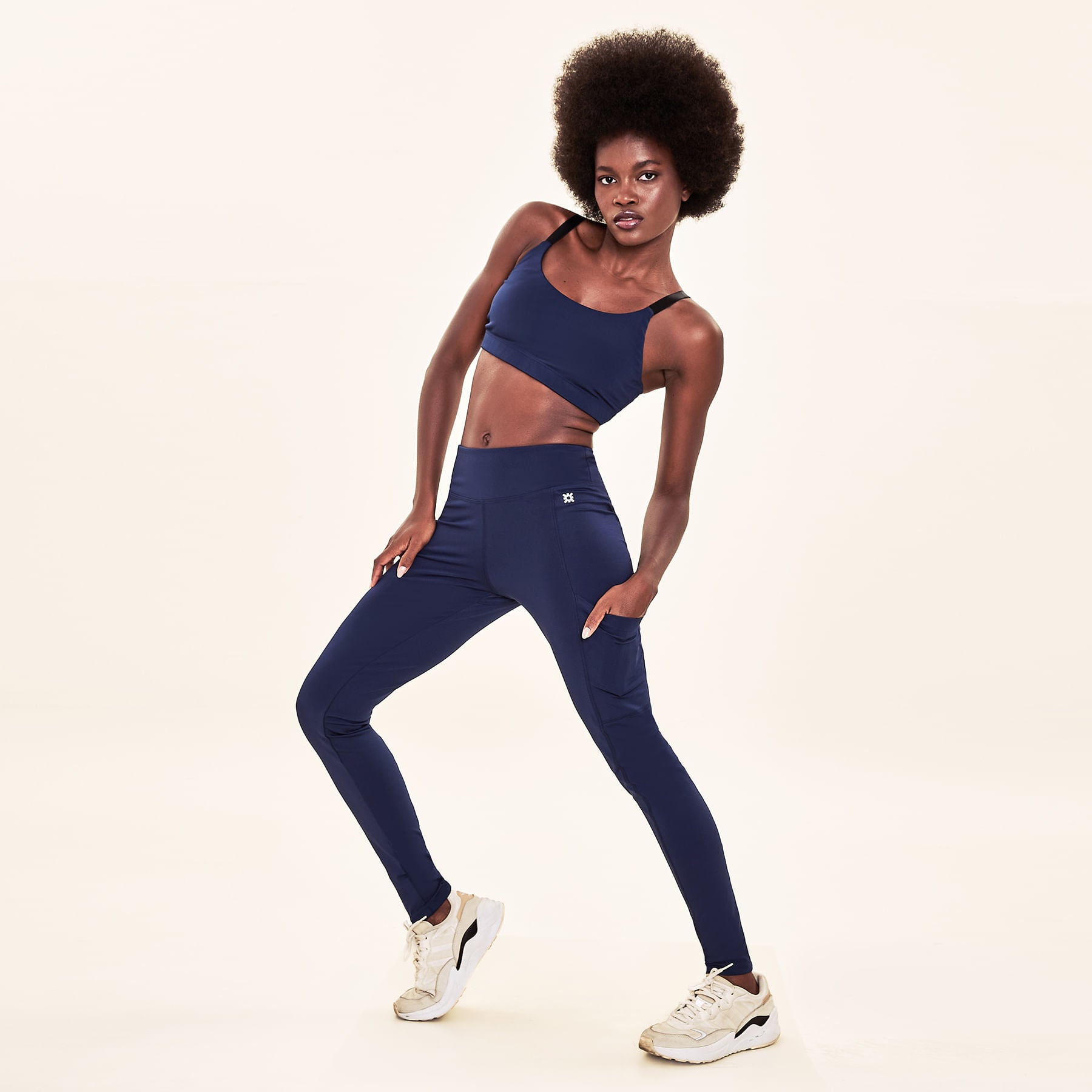 Top Fit Aspen UV com Proteção Solar Fem - Marinho
