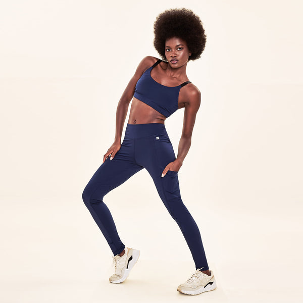 Top Fit Aspen UV com Proteção Solar Fem - Marinho