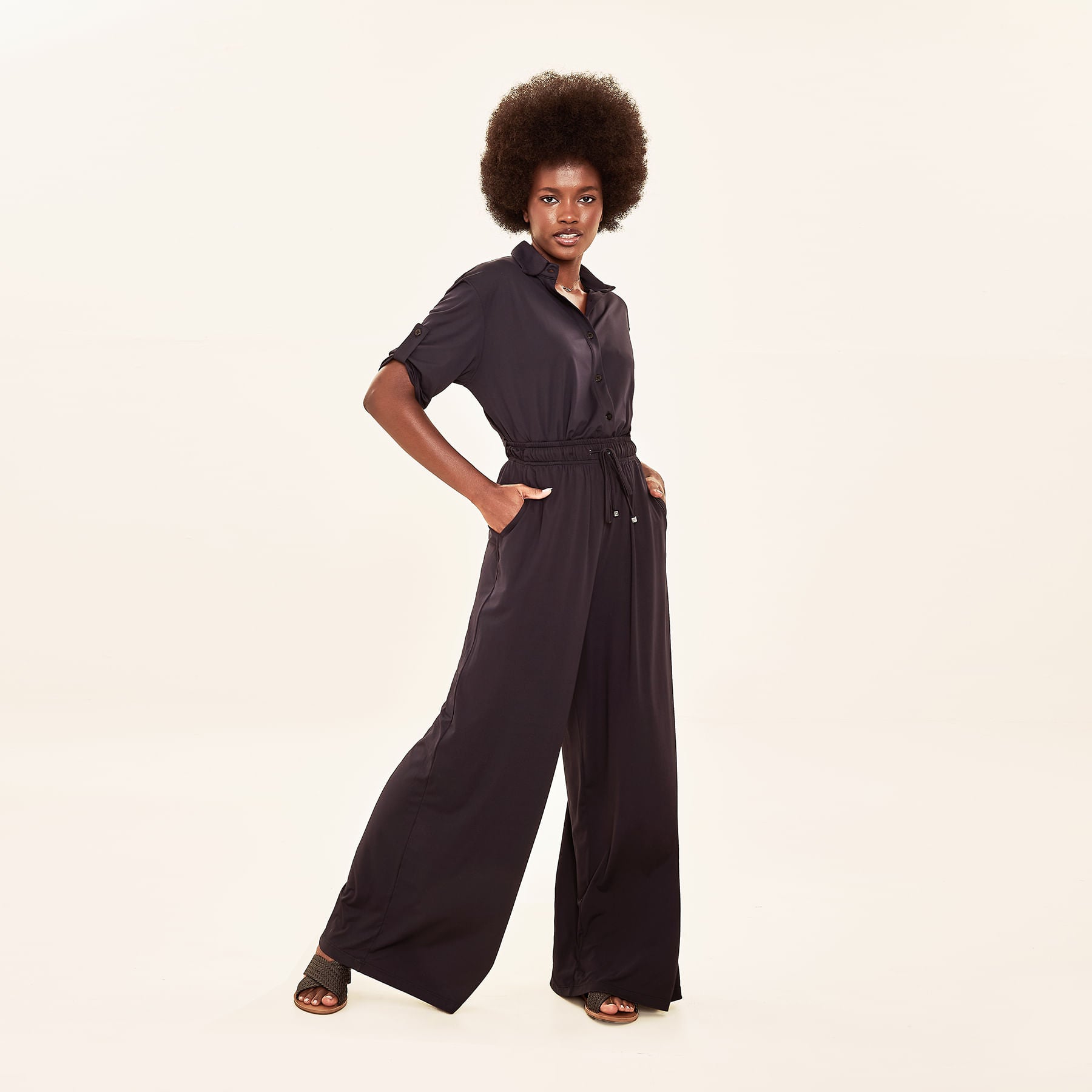 Calça UVLINE Pantalona Color | Feminino