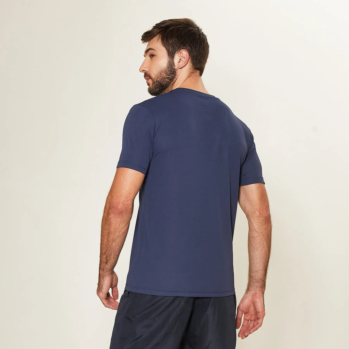 Camisa UV Masculina Com Proteção Solar UVPRO FIT MC - MARINHO