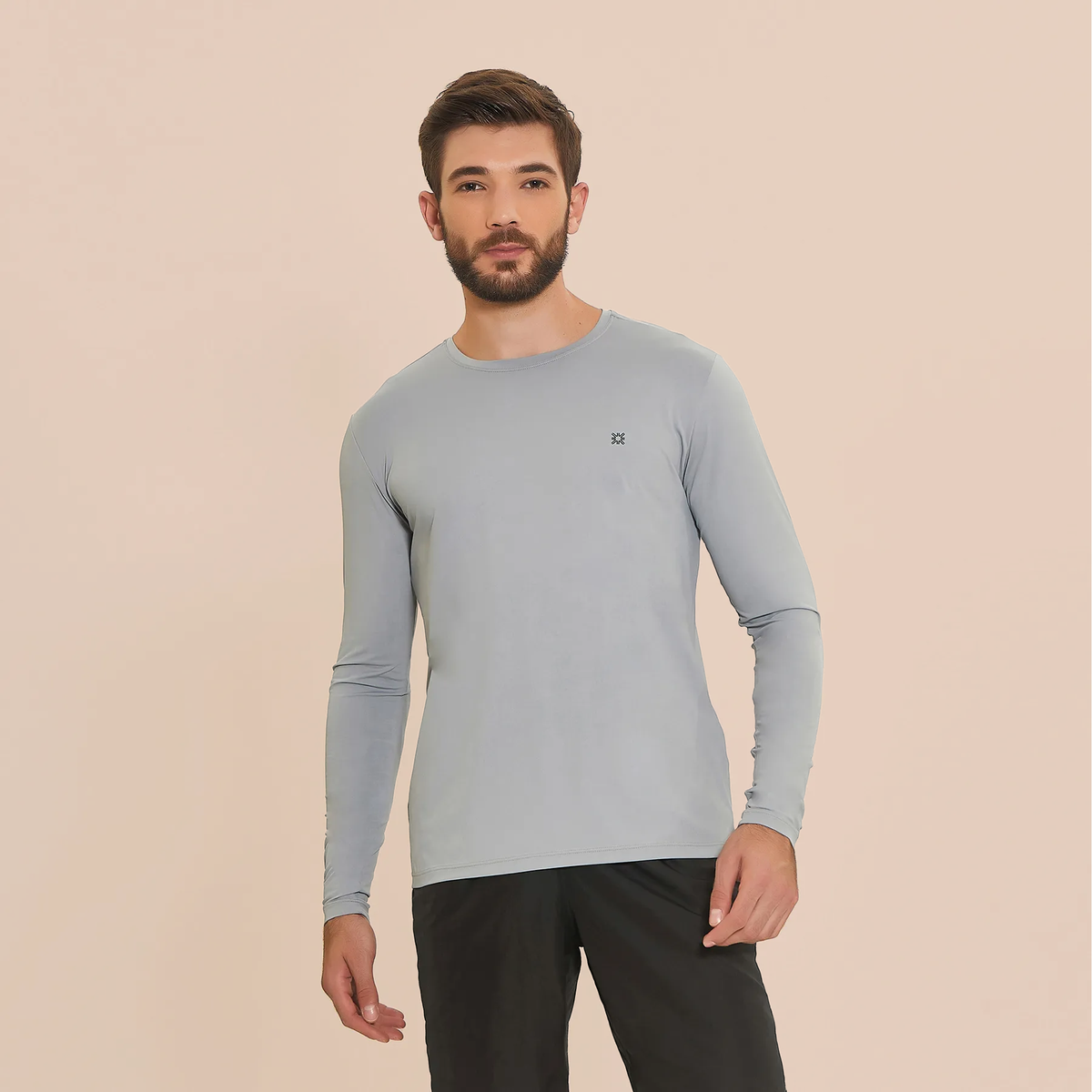 Camisa UV Com Proteção Solar X-PRO  Cinza
