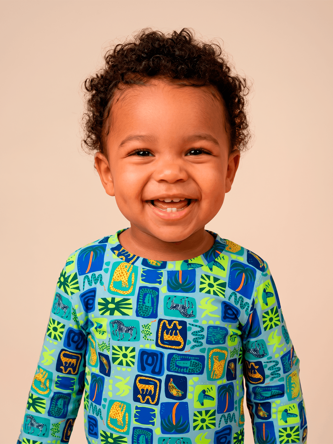 Conjunto Baby UV Com Proteção Solar ML - Estampa Selos