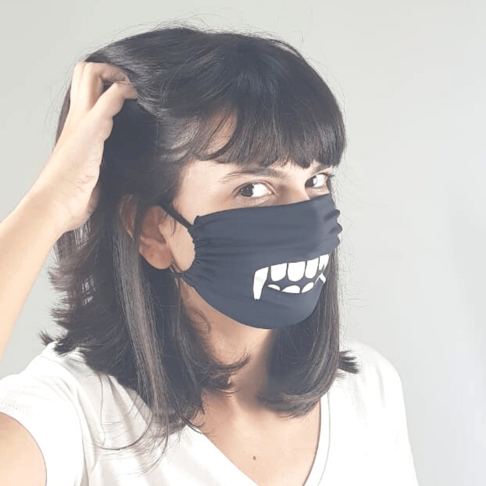 Máscara de Tecido para Proteção com Ajuste Vampiro UV.LINE