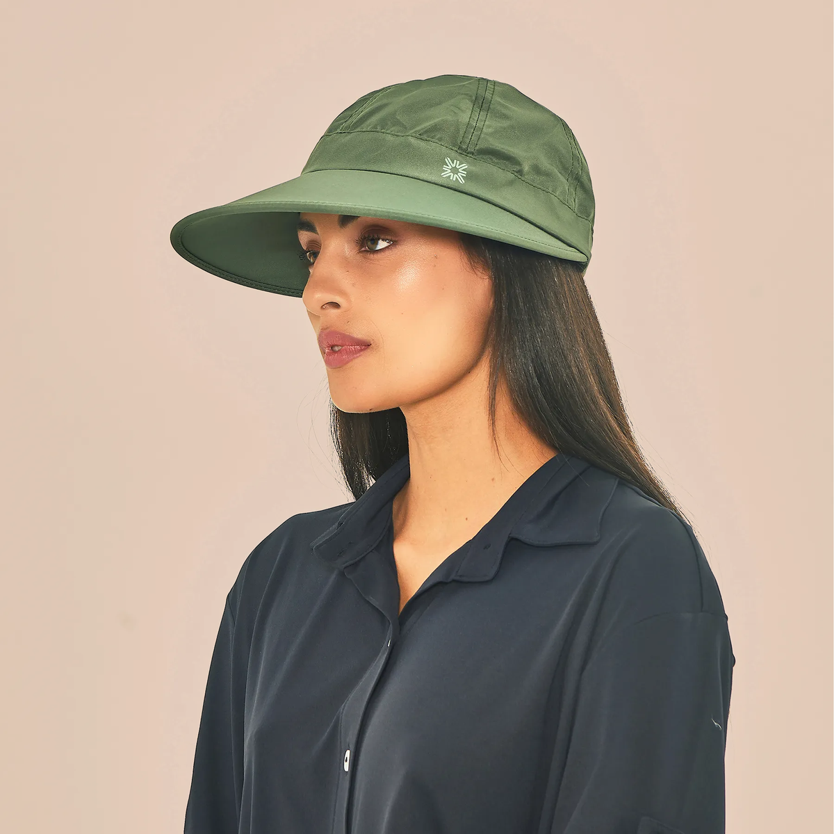 Viseira UV Com Proteção Solar Nice - VERDE MILITAR