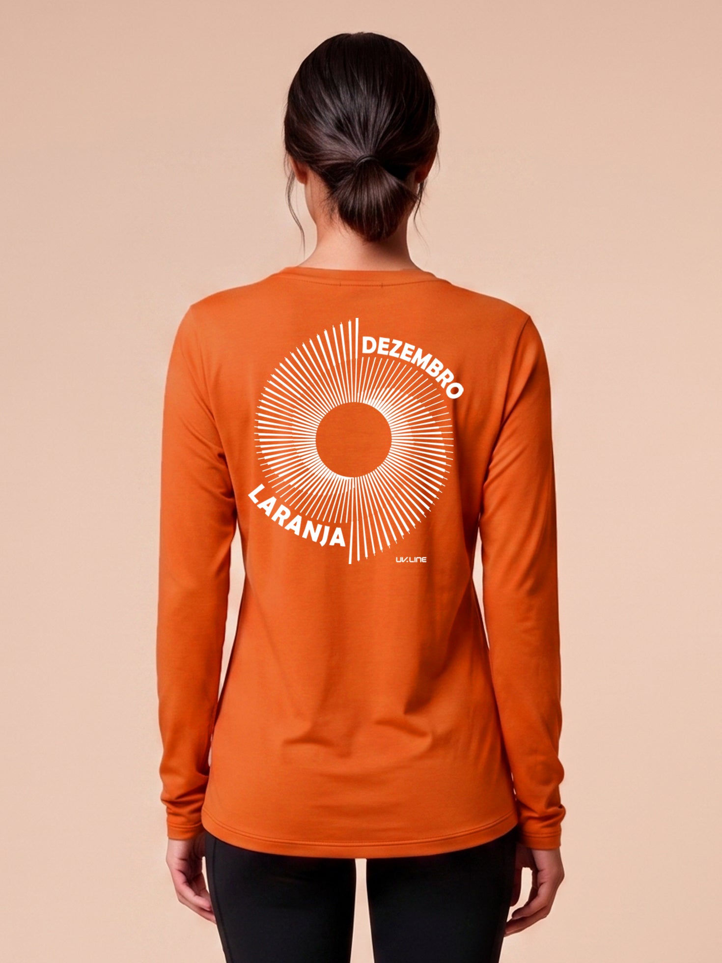 Camiseta UVLINE UVPRO Dezembro Laranja | Feminino