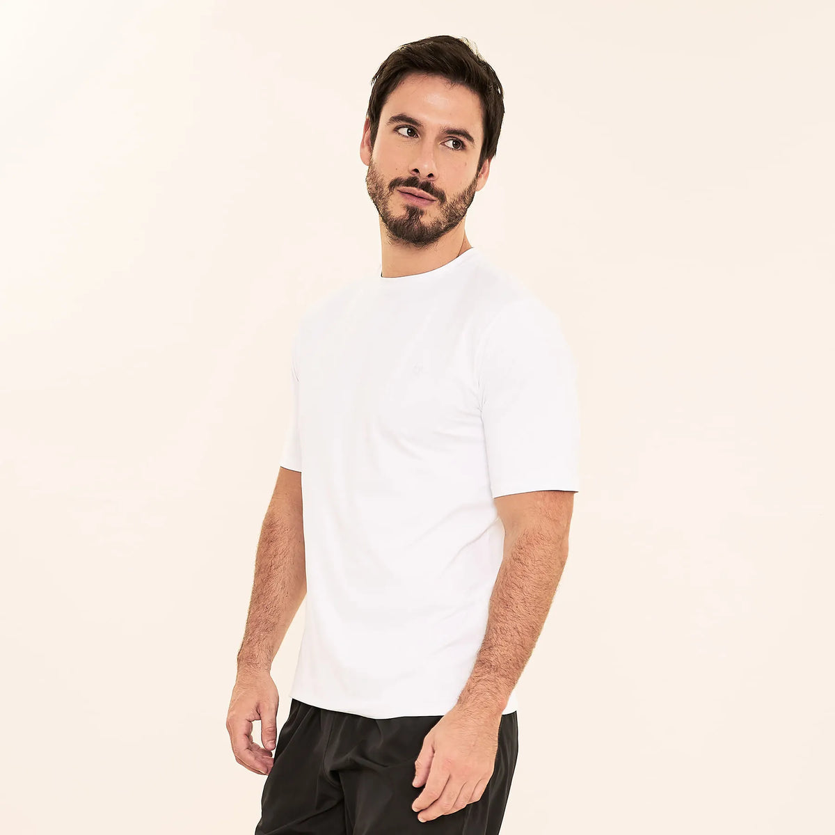 Camisa UV Masculina Com Proteção Solar Uvpro Branco