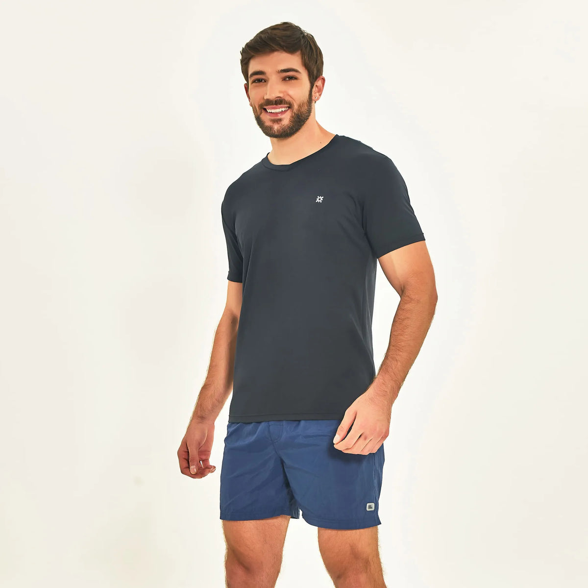 Camisa UV Masculina Com Proteção Solar Uvpro Preto