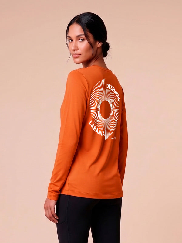 Camiseta UVLINE UVPRO Dezembro Laranja | Feminino