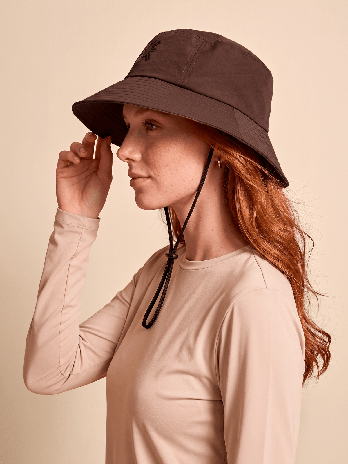 Chapeu  Uv Com Proteção Solar New Cassís-MARROM