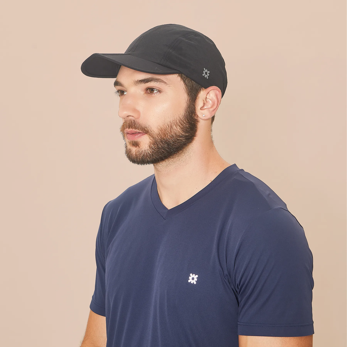 Boné UV Com Proteção Solar Canyon - PRETO