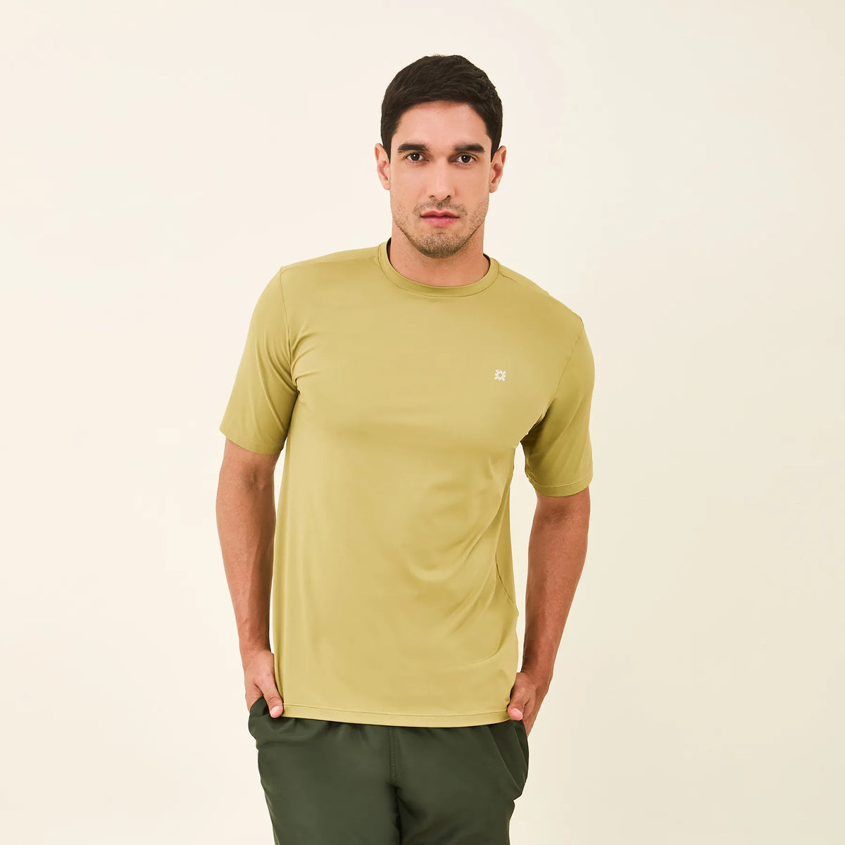 Camisa UV Masculina Com Proteção Solar Uvpro Oliva