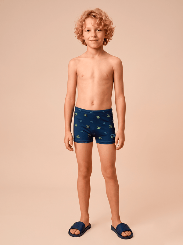 Sunga Infantil UV Com Proteção Solar - Estampa Pirata Fun