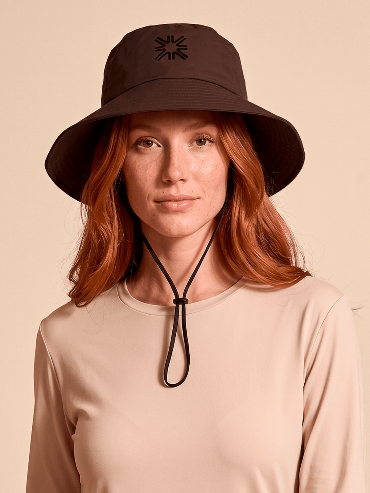 Chapeu  Uv Com Proteção Solar New Cassís-MARROM