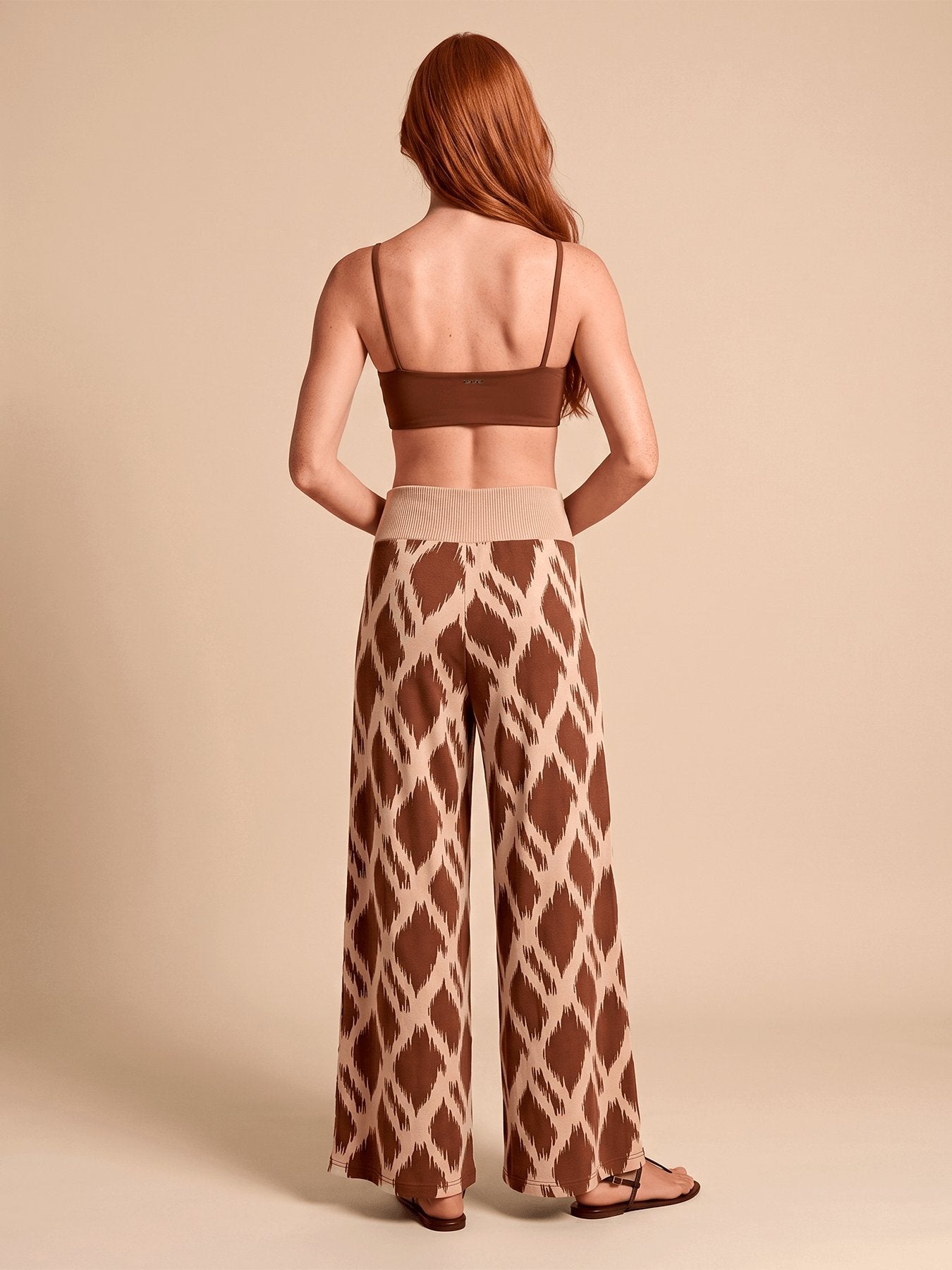 Calça UV Com Proteção Solar Rib FEM - Estampa Diamond