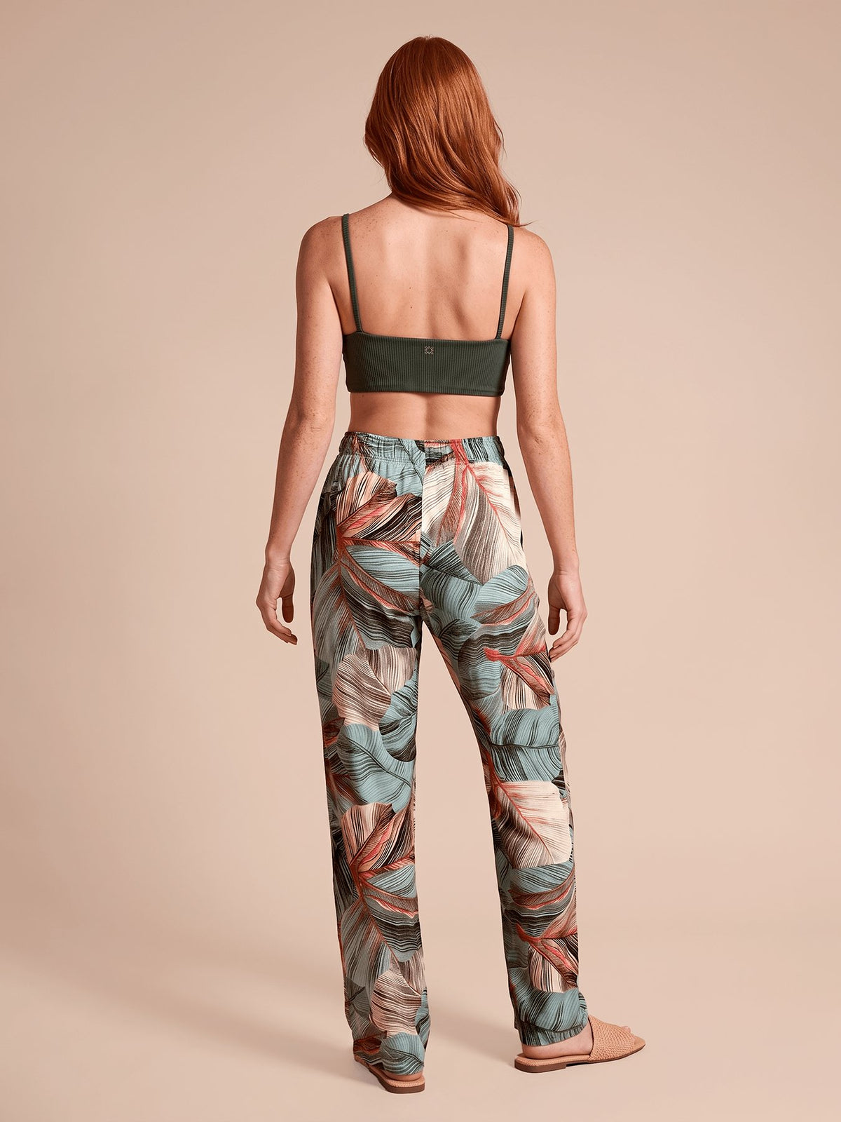 Calça UV Com Proteção Solar Reta FEM - ESTAMPA BOTANICA