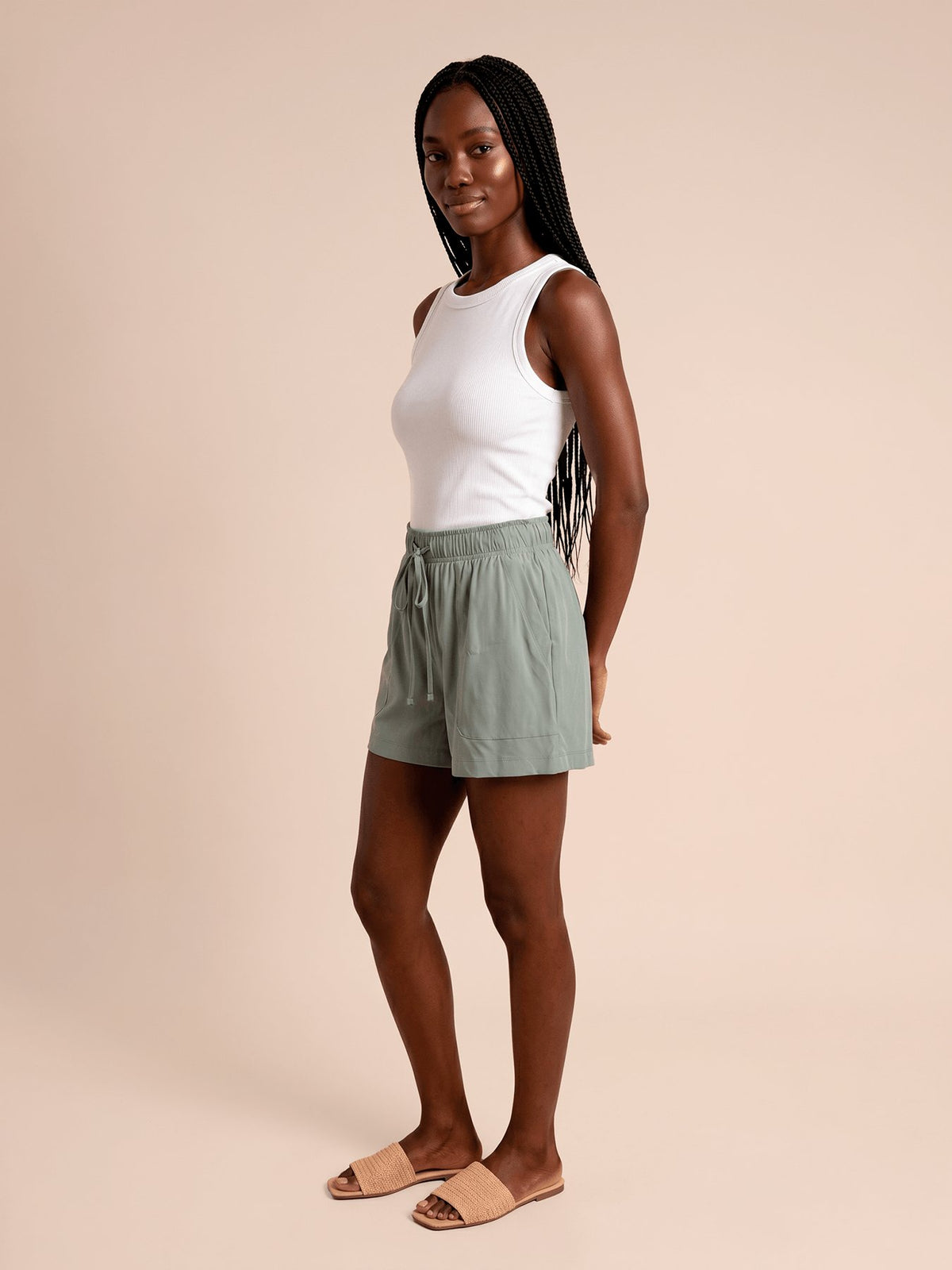 Regata UV Com Proteção Solar Canelada FEM - BRANCO