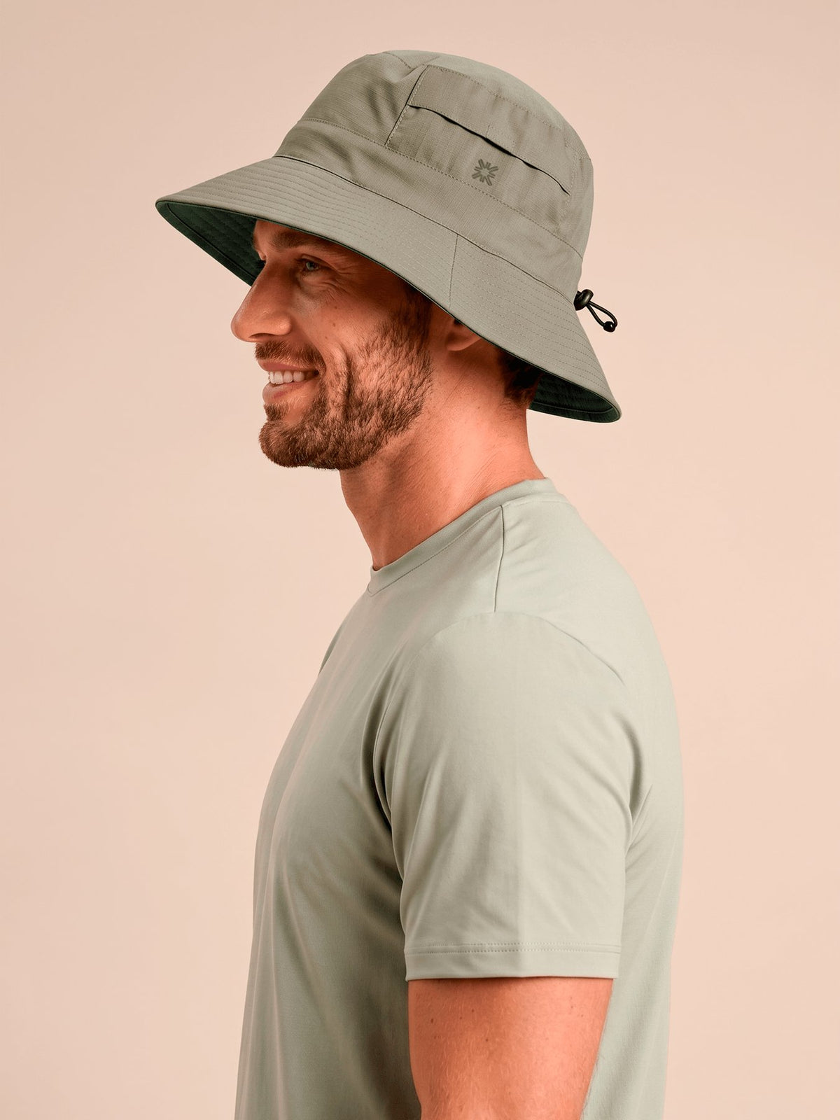 Chapéu UV Com Proteção Solar Austrália - KAKI/VERDE MILITAR