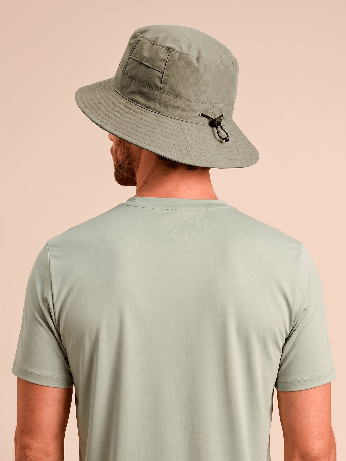 Chapéu UV Com Proteção Solar Austrália - KAKI/VERDE MILITAR