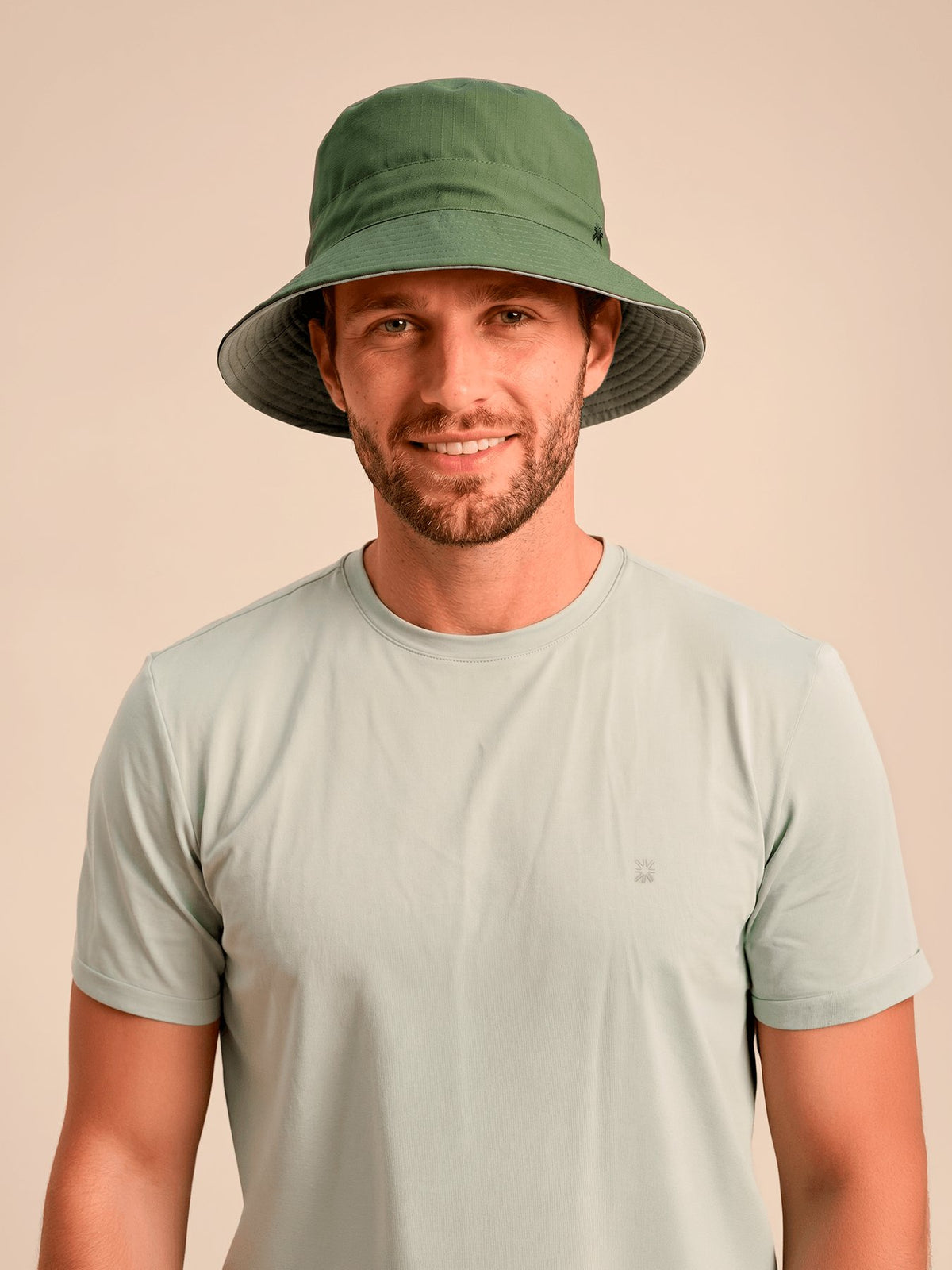 Chapéu UV Com Proteção Solar Austrália - KAKI/VERDE MILITAR