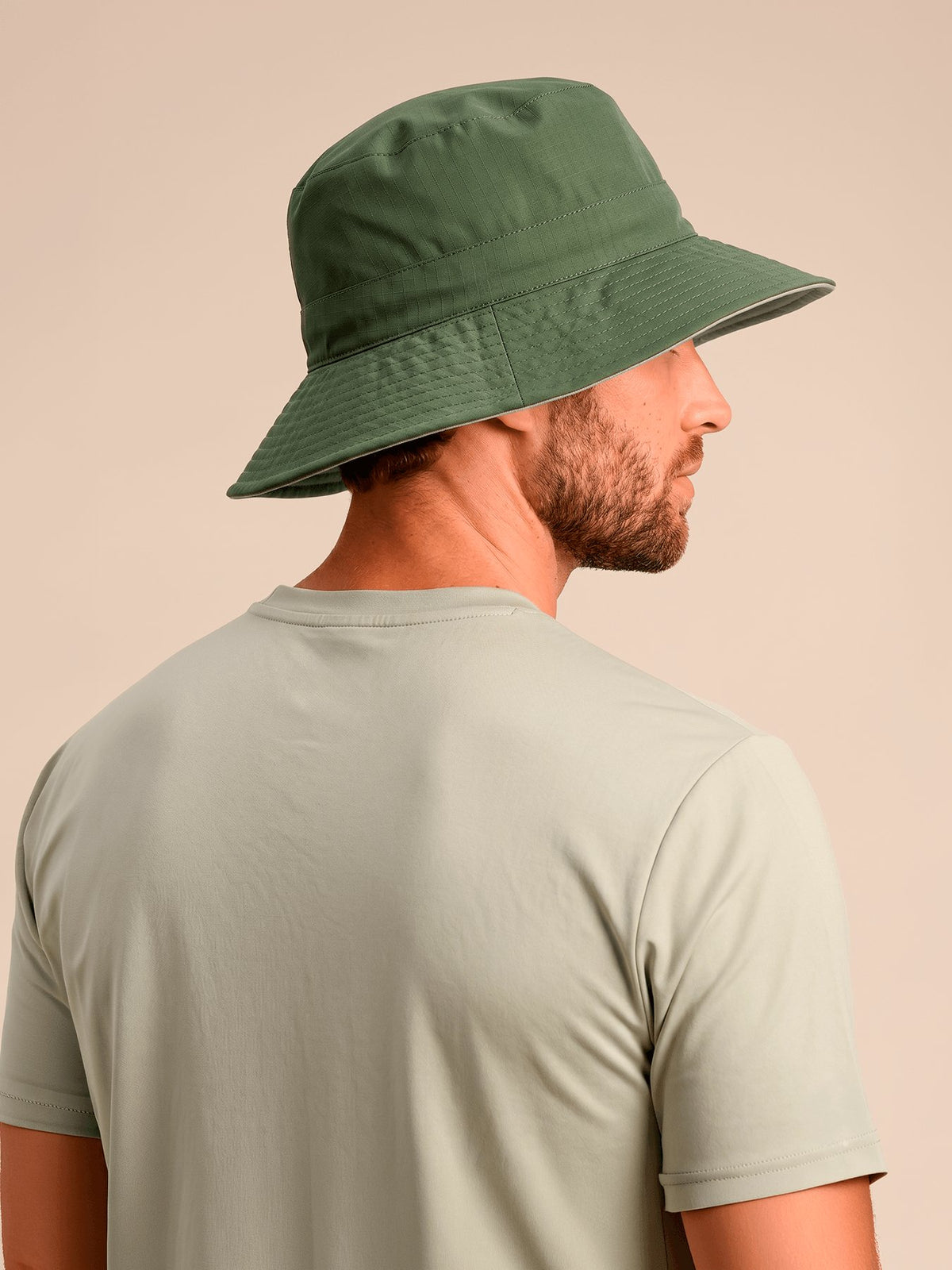 Chapéu UV Com Proteção Solar Austrália - KAKI/VERDE MILITAR